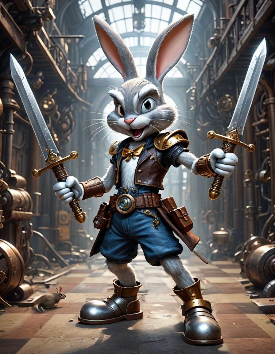 Cartoon Characters Clash at Buckingham Palace