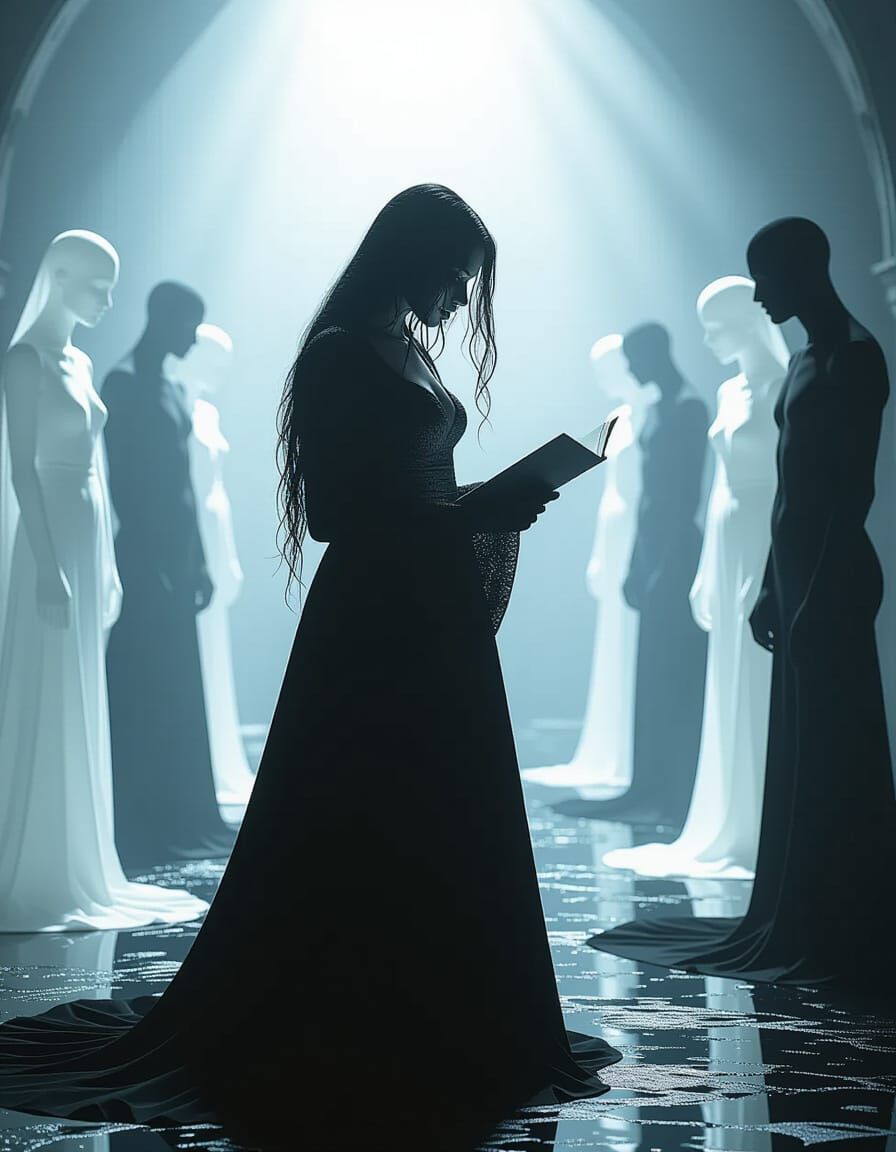 Writer's Turmoil: Battling Inner Demons in Eerie Light