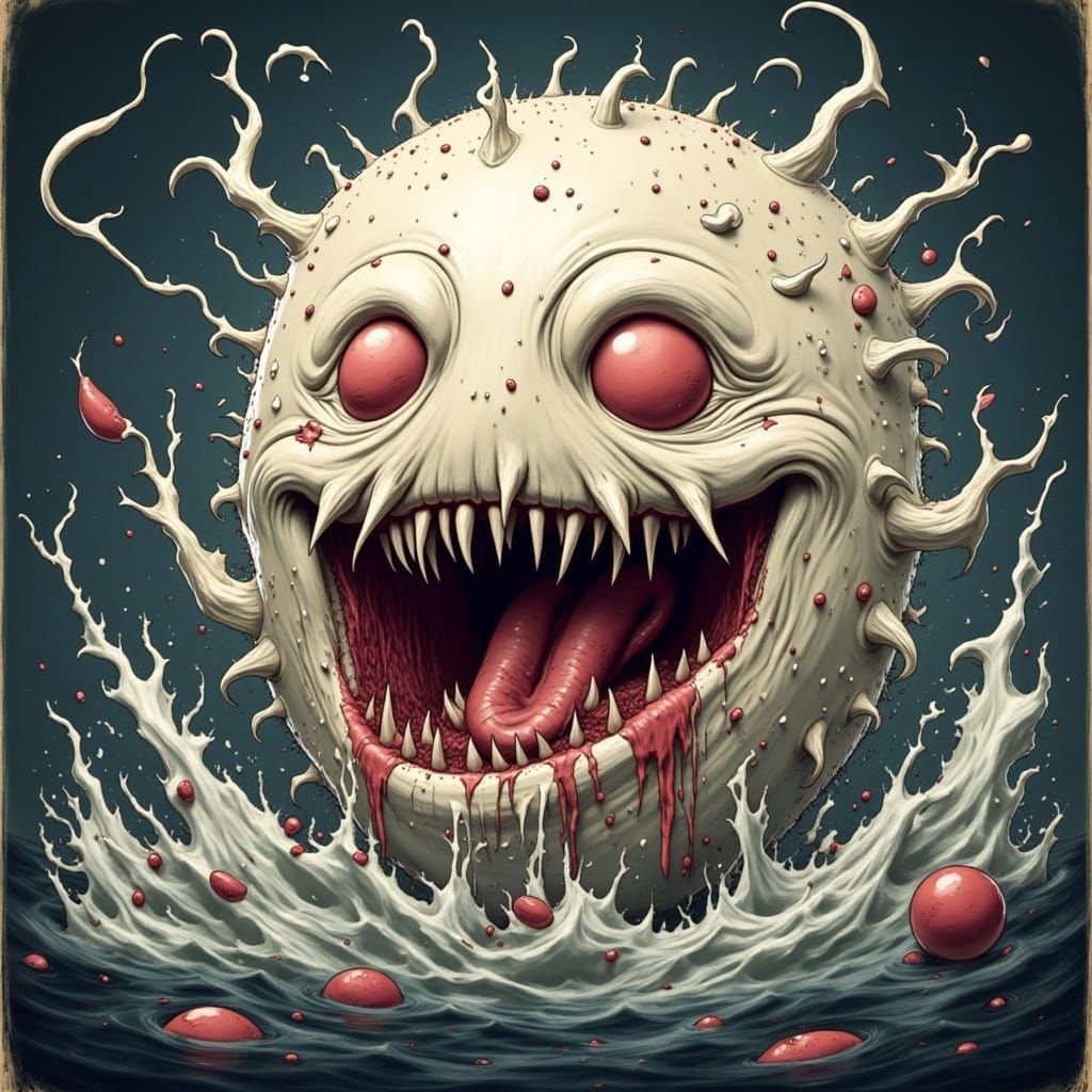 Ultra Cringe Zit Blob Monster