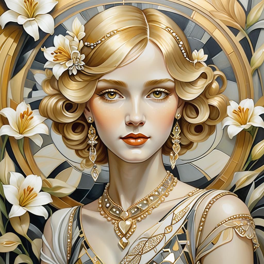 Art Nouveau Portrait