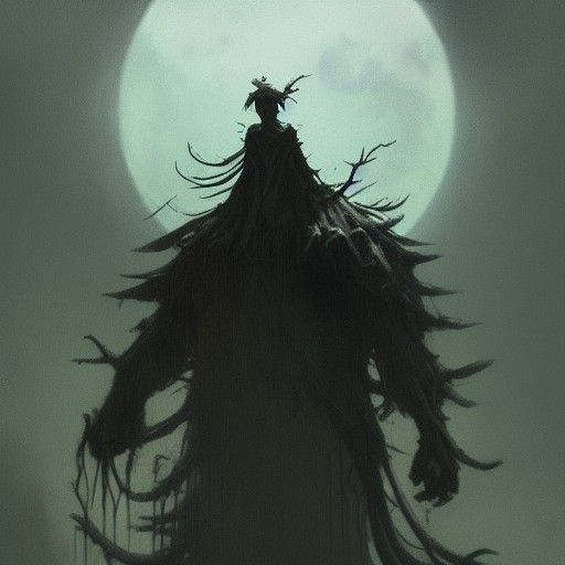 Sinister Moonlord Character Art by Rutkowski