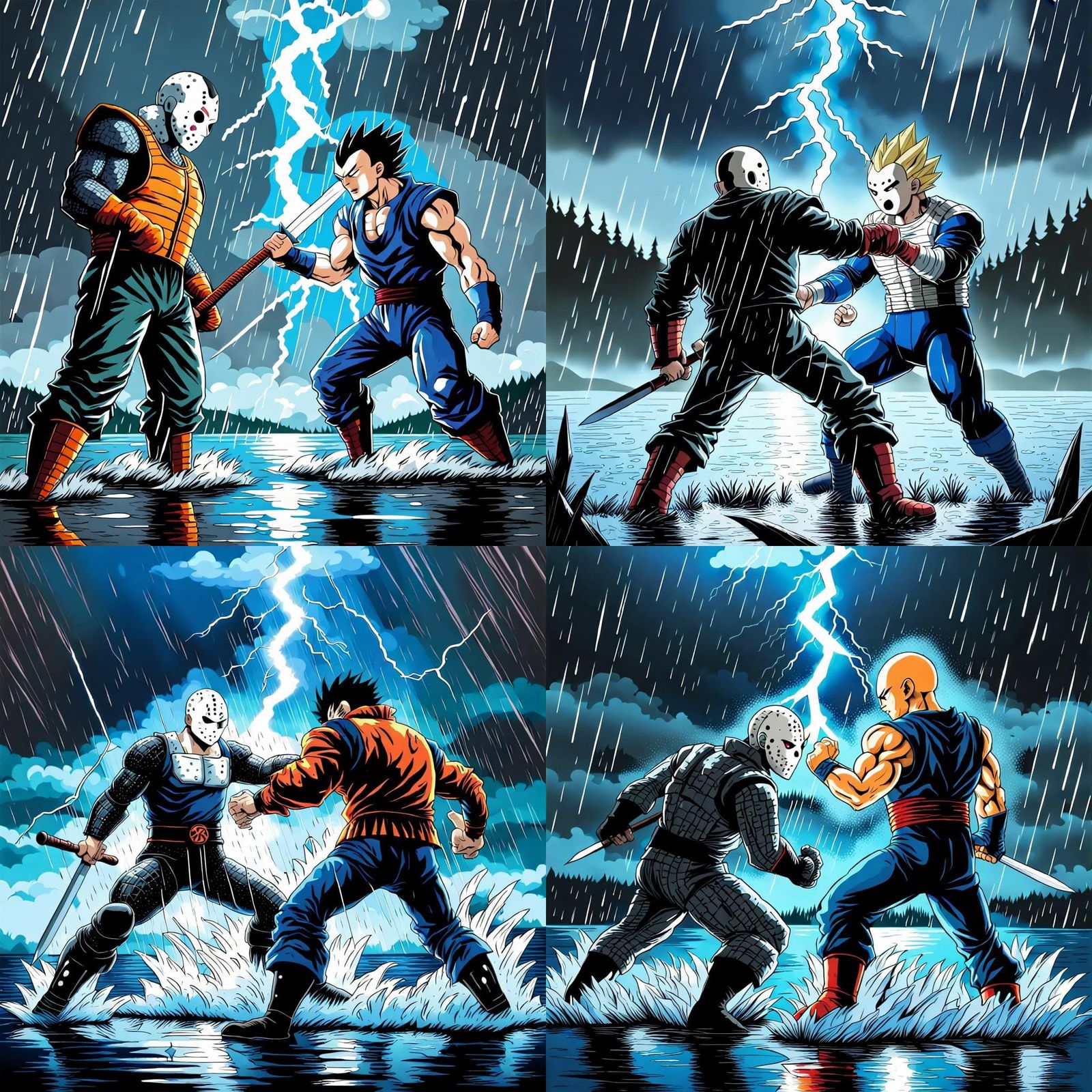 Jason Voorhees vs Vegeta: Dragon Ball Fight