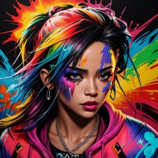 Graffiti Sunset in Ultra Quality