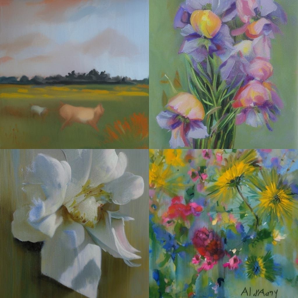 Abstract Art Inspired by Rosemary Allan