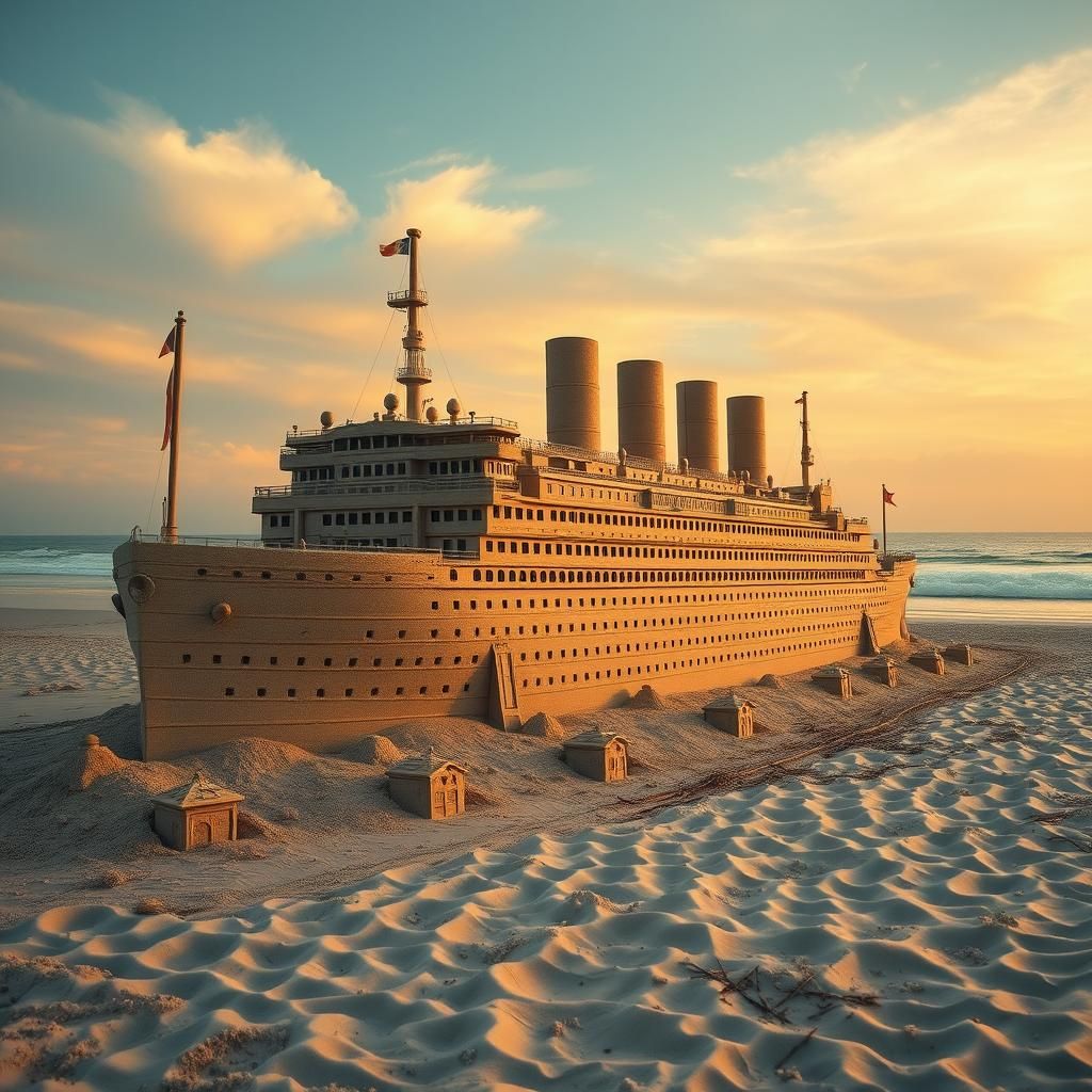 Titanic Sandcastle