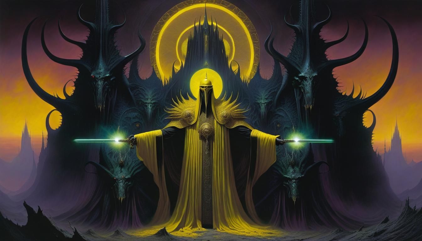 King in Yellow: Lovecraftian Horror Art