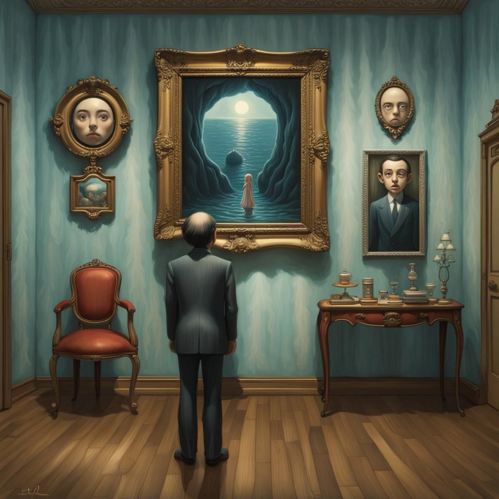 Hyperrealistic Surreal Dreamscape in Vivid Color