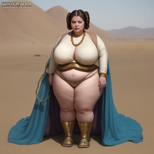 princess leia bbw if she never left jaba the hut