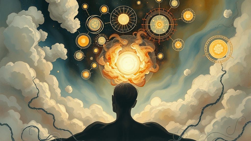 Dreamscapes of the Mind: Abstract Watercolor Vision