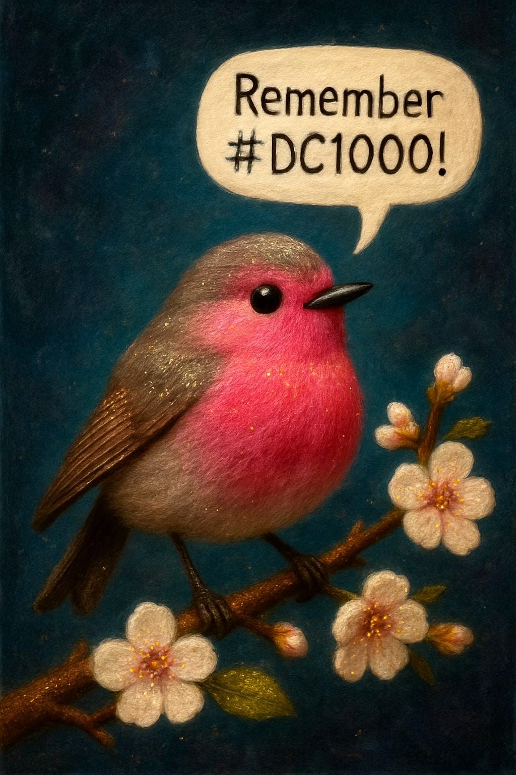 Proud robin chirps: #DC1000