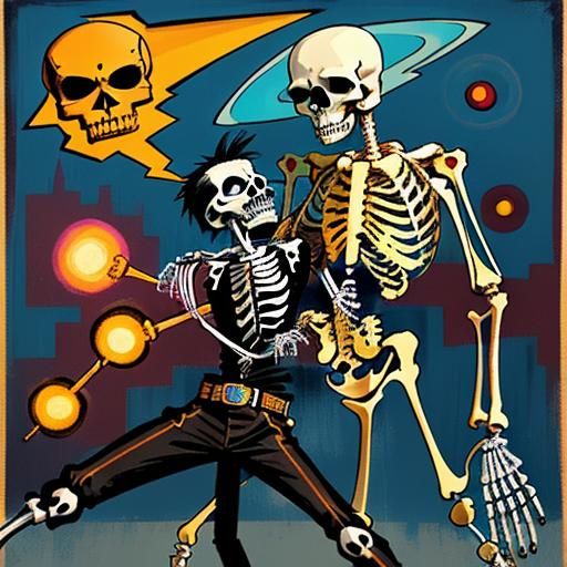 Gay Skeleton Romance