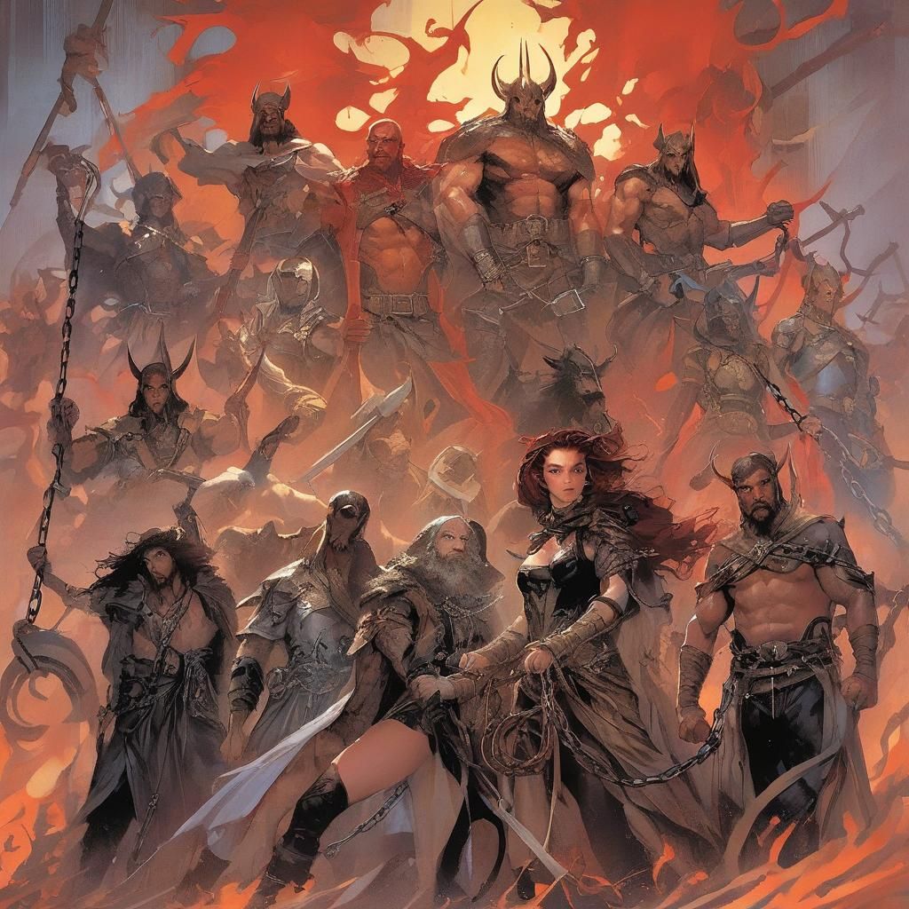 Eo Breaks Chains: Red Rising Art