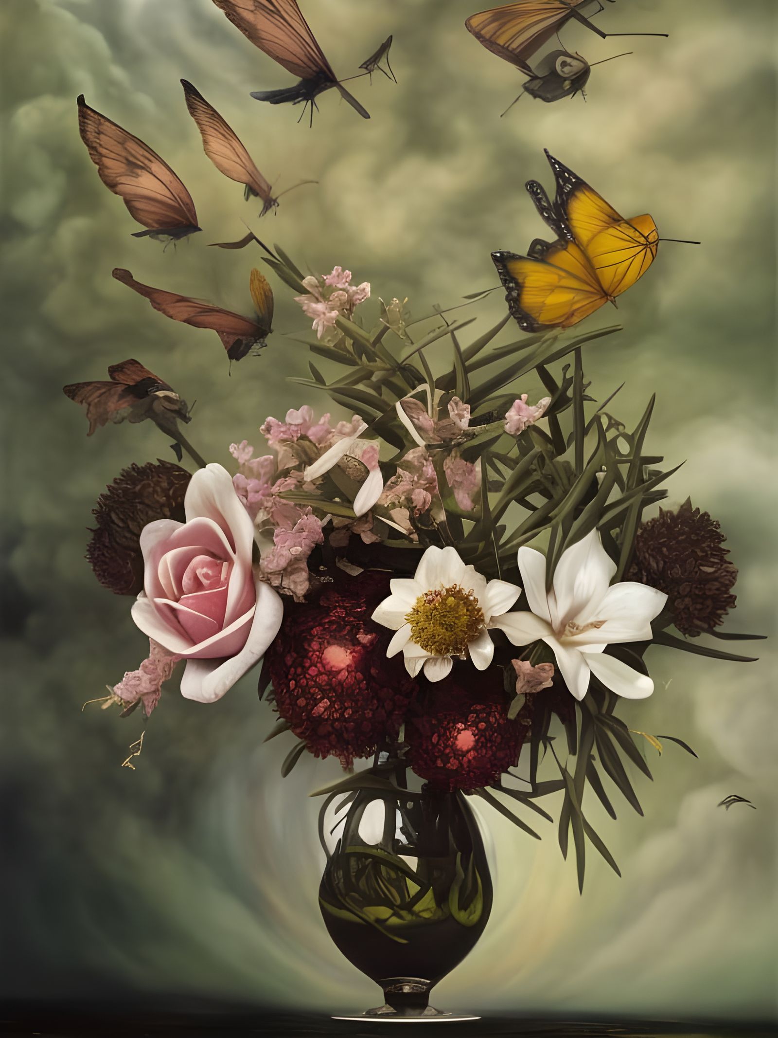 Magical Biological Forms in Surreal Photorealistic Style