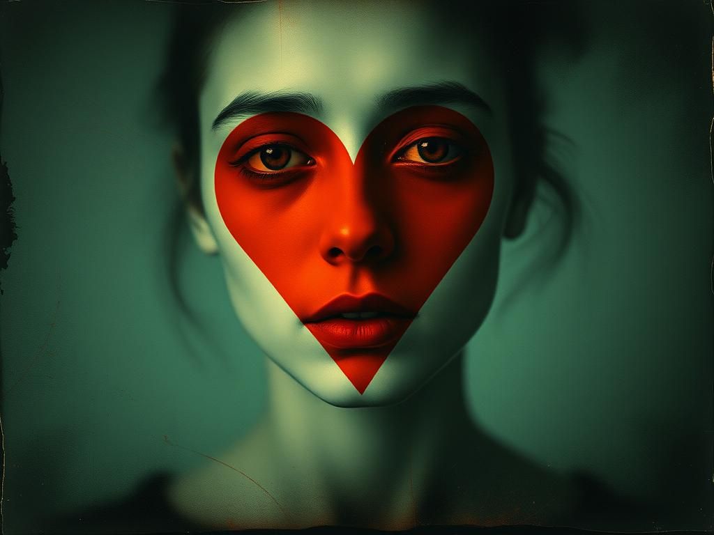 Surreal Face Superimposition in Velvet Painted Style