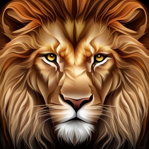 Courageous Lion-Humanoid Adventurer