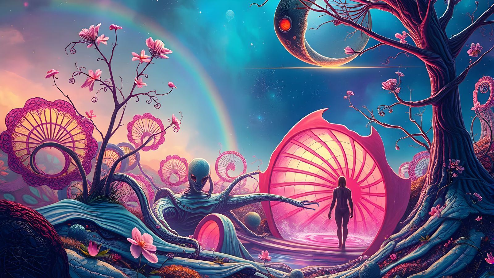 Humans Flourish in an Alien Paradise