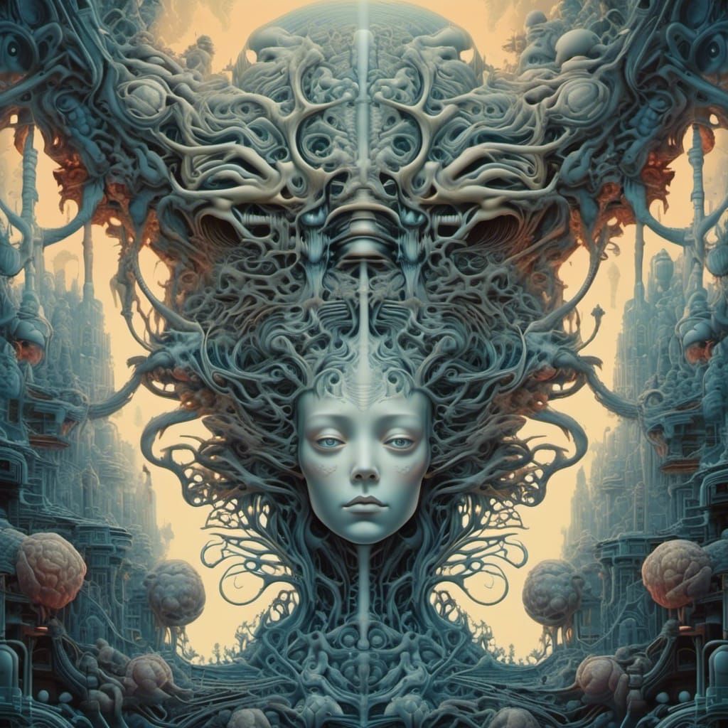 Symmetrical Hyperdetailed Digital Art in Cinematic Style