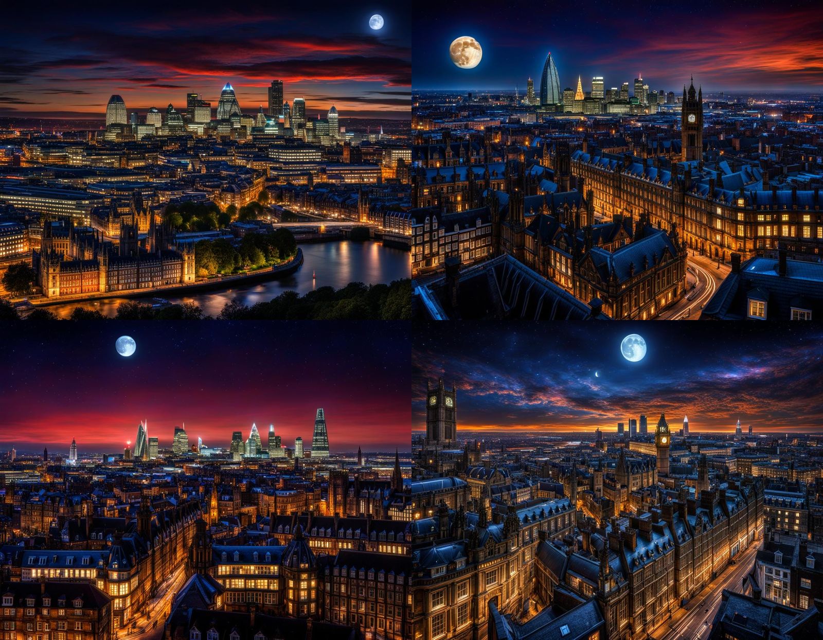 England's Breathtaking Art Nouveau-Inspired Night Skyline