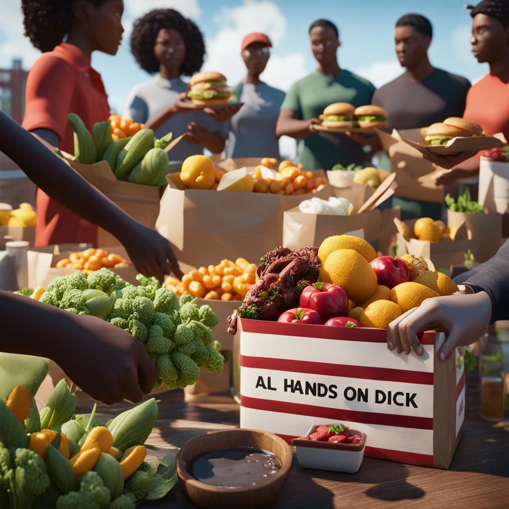 Realistic Food Share in St. Louis: 3D Game Cinematic