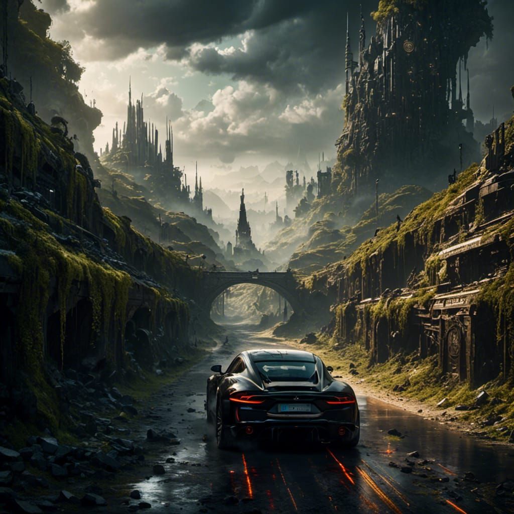 Goddess of Roads: Digital Matte Painting