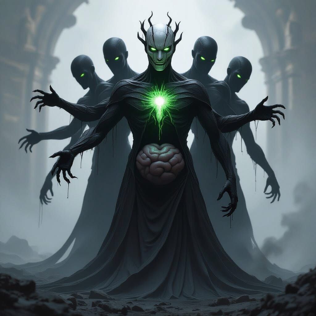 Seven Deadly Sins Figure in Epic 3D Cinematic Style