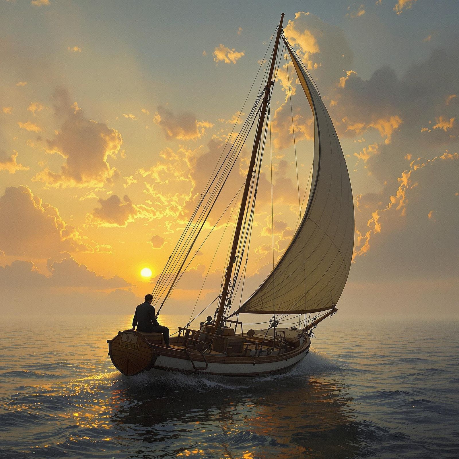 Romantic Cyberpunk Sailor's Eternal Quest