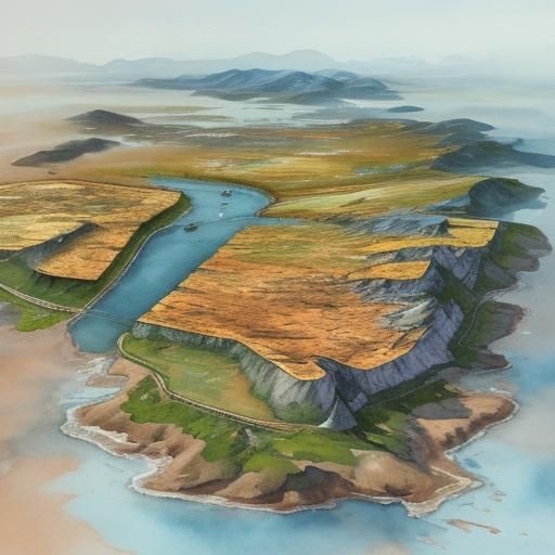 Strategic and Operational Plans in Watercolor Digital Art