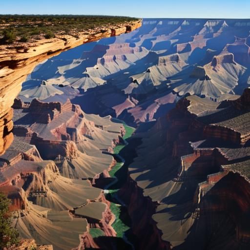 AI Generated Image of the Grand Canyon