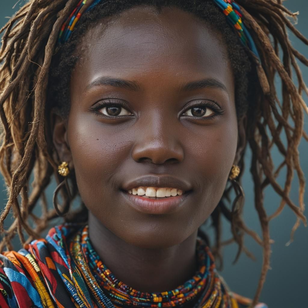 African Fashion Model