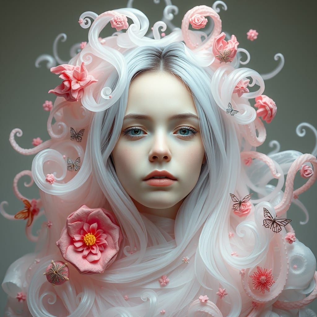 Dreamlike Portrait in Ethereal Digital Art Style