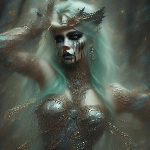 Magical Fairy and Monsters in Mystical Forest