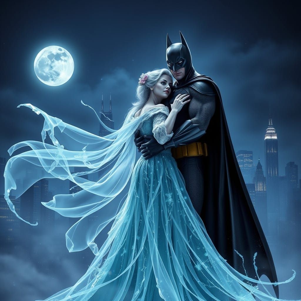 Batman Embraces Gotham's Icy Siren