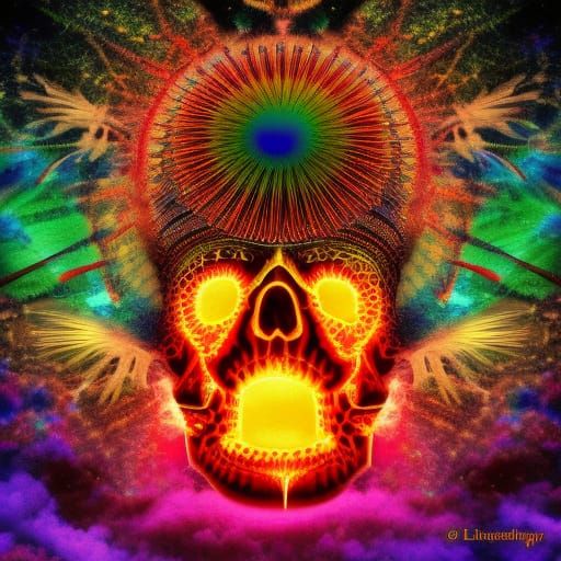 Mexican Radio: A Digital Fractal Illustration