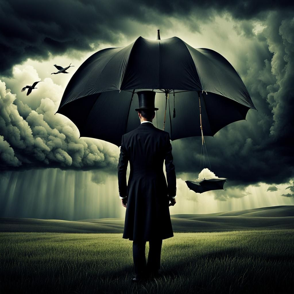 Surreal Scene: Between Quiet and Storm