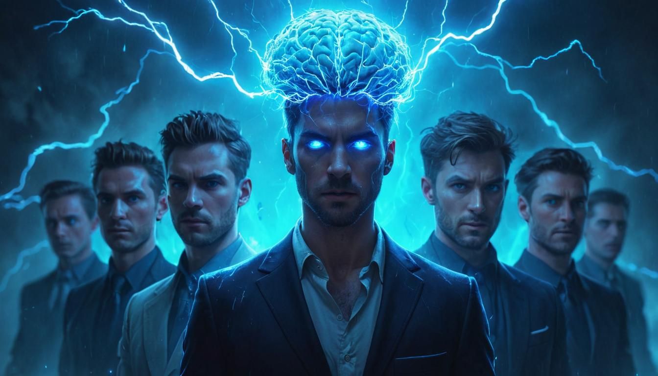 Inner Gentlemen with Glowing Eyes Concept Art