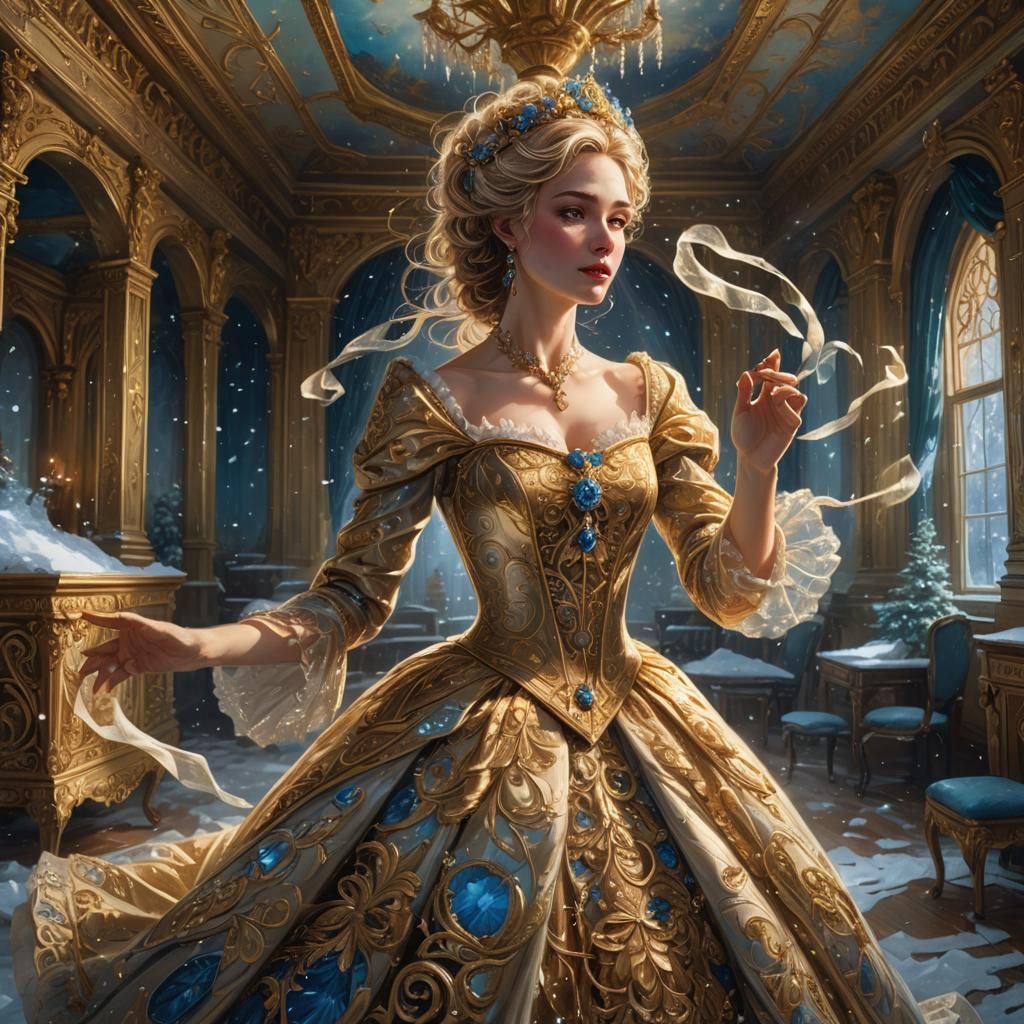 Ornate Music Box Unveils a Spectral Winter Dance