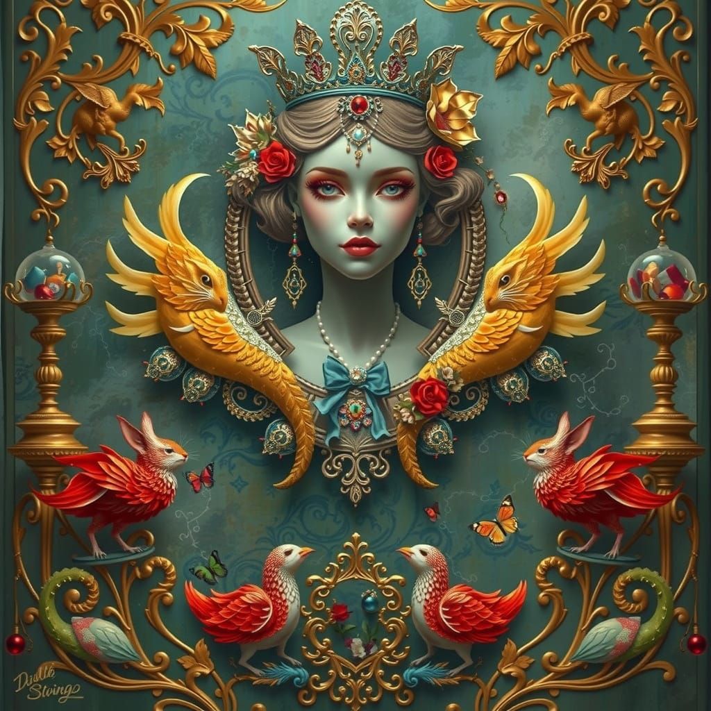 Alice in Wonderland: Hyperrealistic Looking Glass Adventure