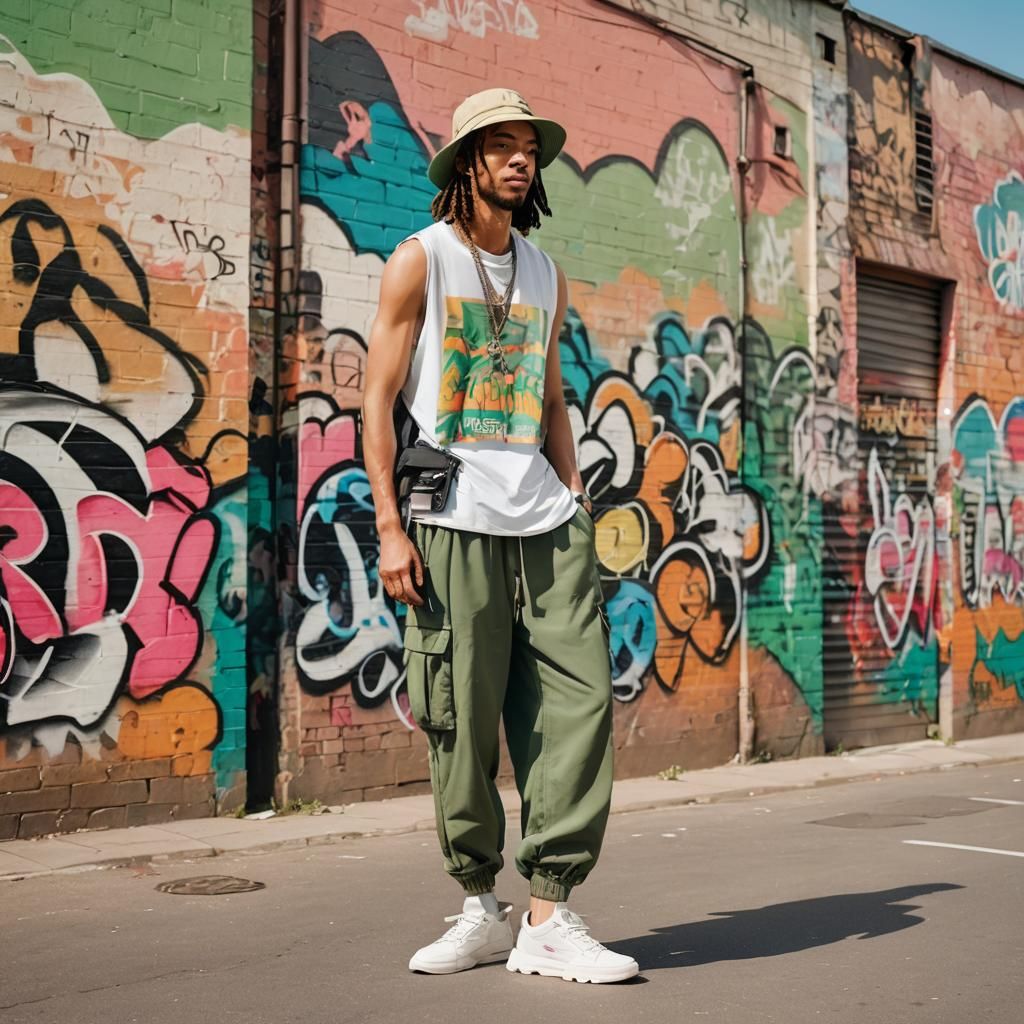 Street Style: Green Parachute Pants and Summer Vibes