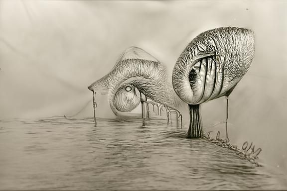 Simple Surreal Pencil Sketch