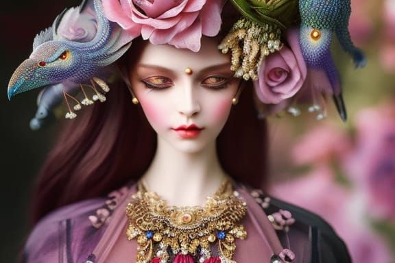 Brain Network in Warped Perspective, Digital Art