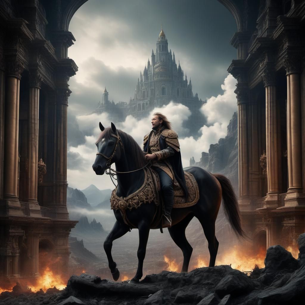 Dramatic Digital Painting: Last Day of Freedom