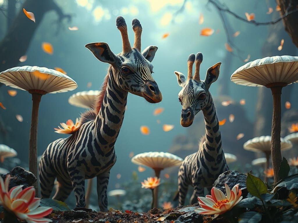 Surreal Striped Dreamscapes Emerge in a World of Biomechanic...