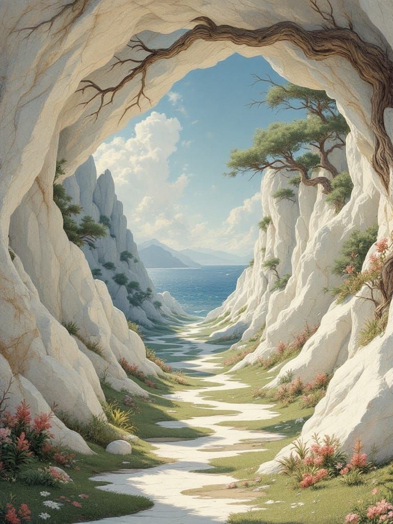 The Series of Lurches Between One Dramatic Pause and the Next with Vanishing Point Trompe L'oeils on Every Available Sur...