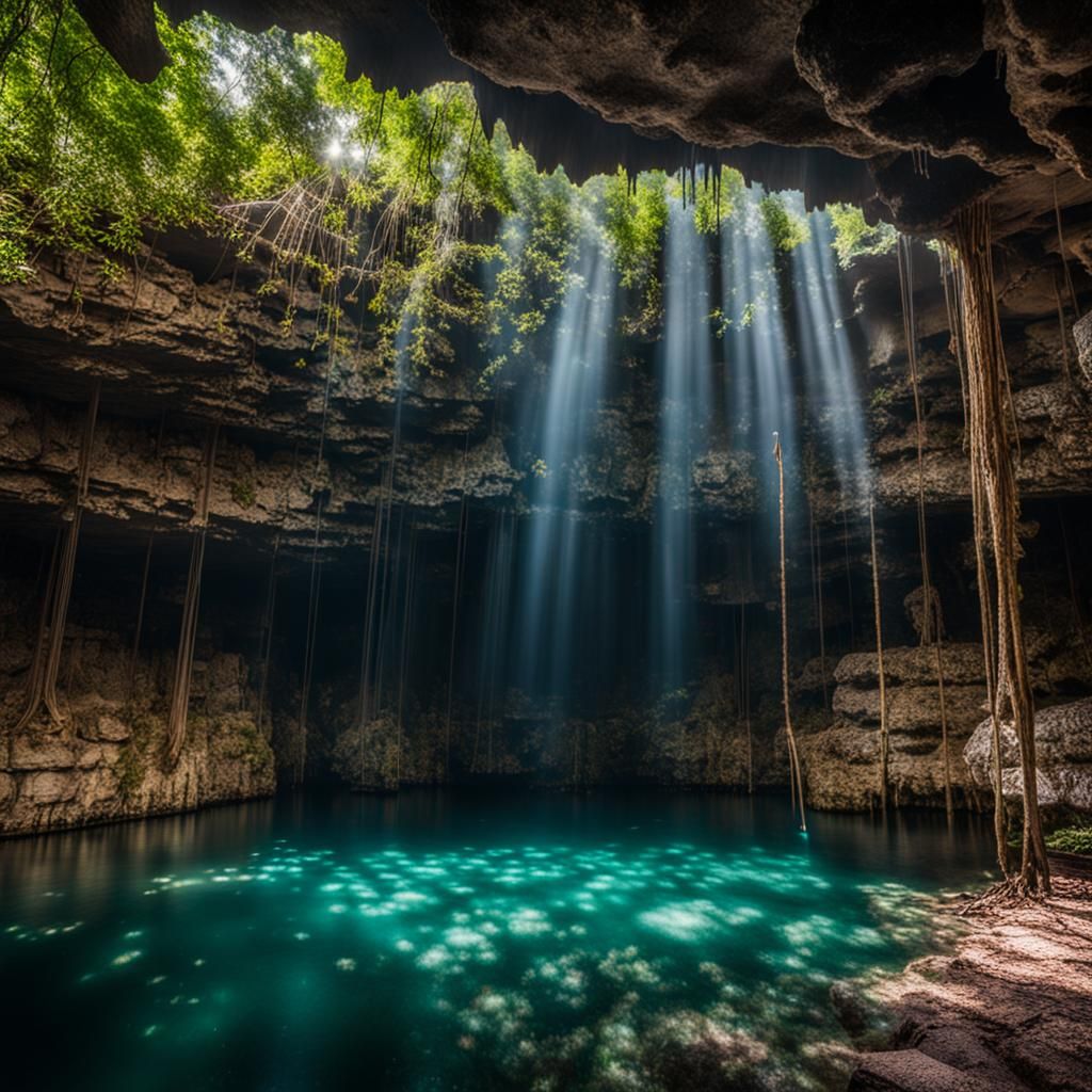 Mystical Suytun Cenote: Natural Light Photography