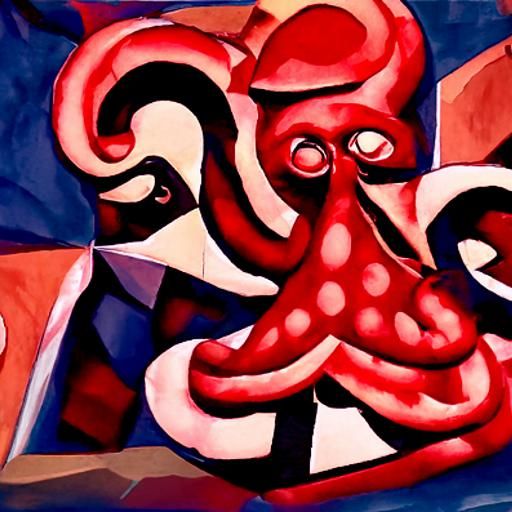 Cubist Octopuses Take Over the World