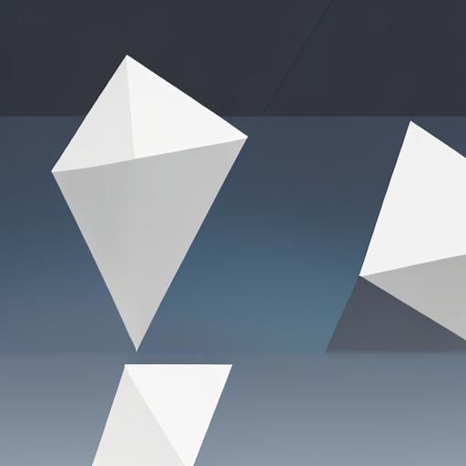 Abstract Geometric Lines in Minimalist Style