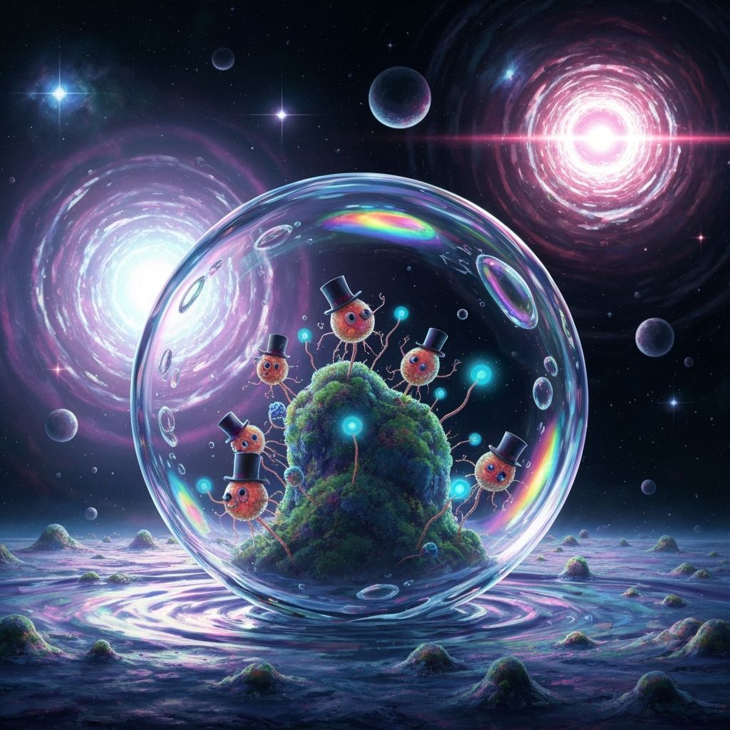 Plankton Party in Cosmic Water Droplet