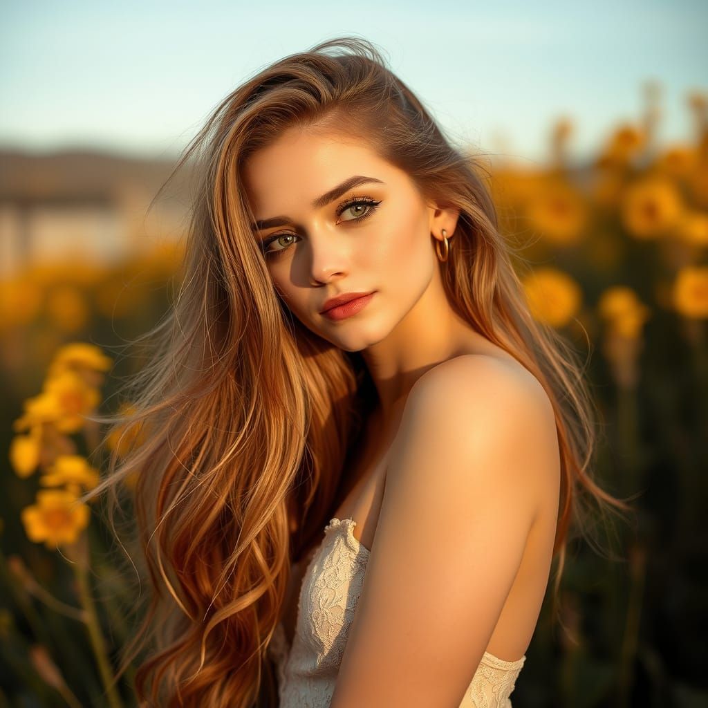 Stunning Young Woman for Album Cover Art