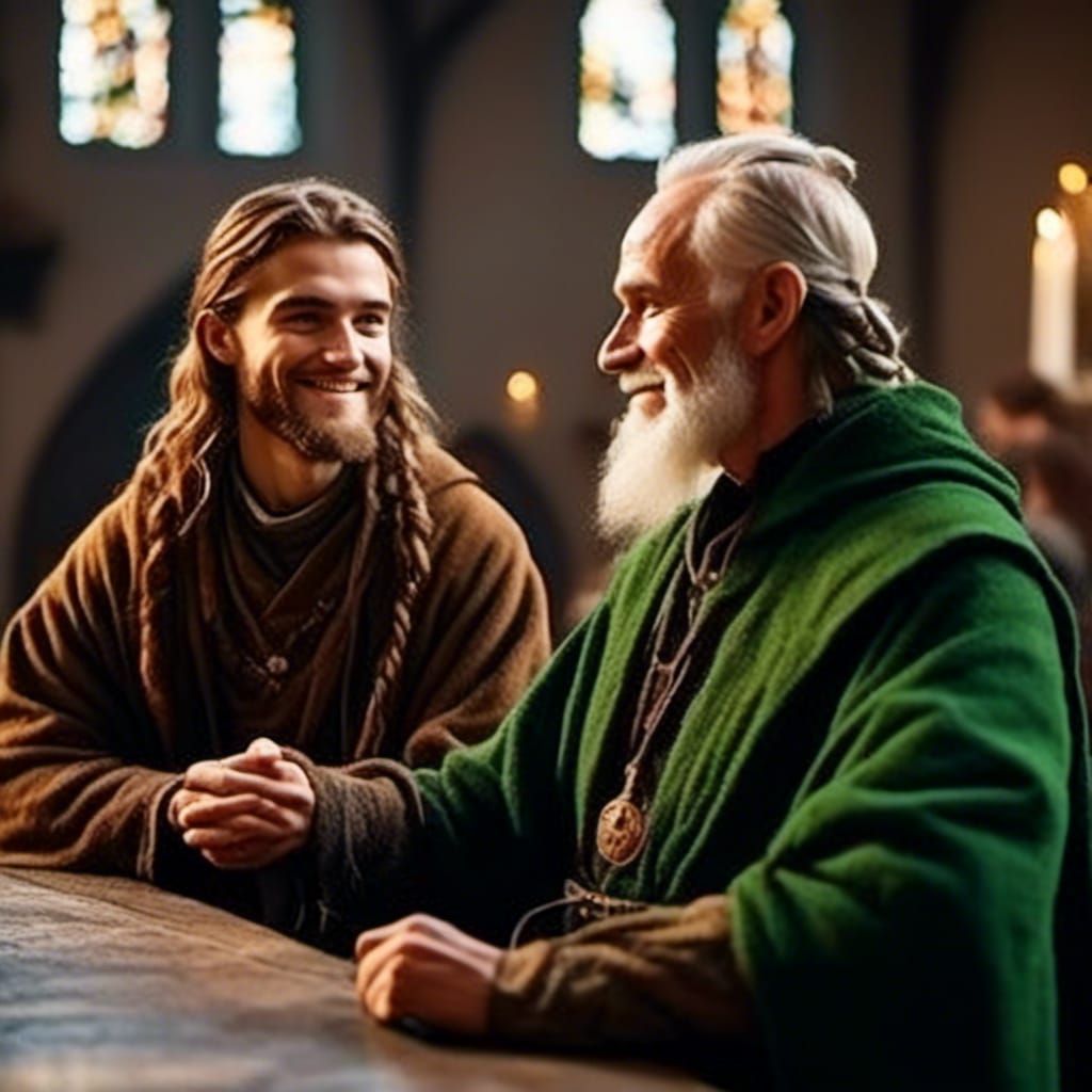 Cumara and Abbot Colcu