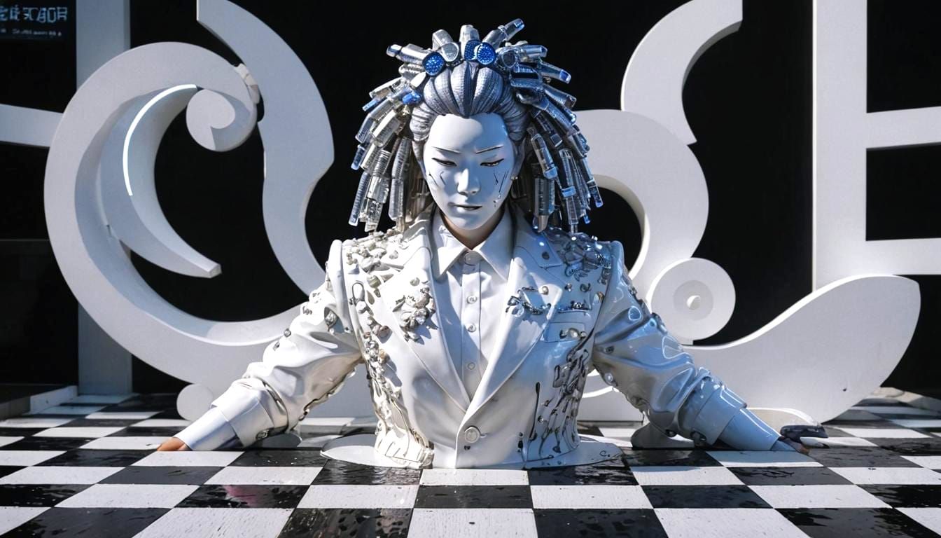 Neon Tokyo Cityscape: HD, Deep Focus View